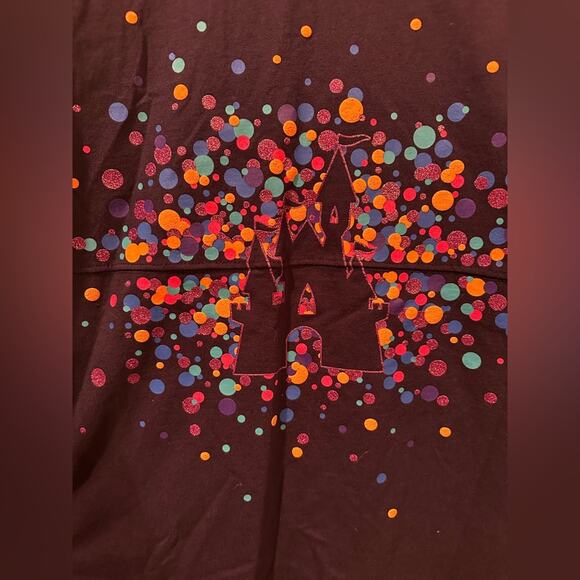 NWOT Disney Parks Walt Disneyland Confetti Spirit Jersey Sz L - Picture 2 of 4